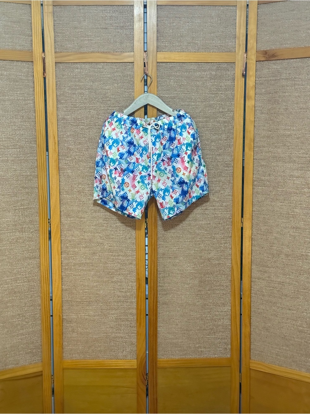 Louis Vuitton Multicolor Monogram Drawstring Athletic Shorts